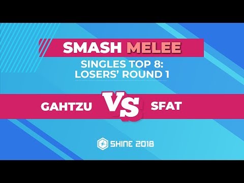 Gahtzu vs SFAT - Melee Singles Top 8: Losers' Round 1 - Shine 2018