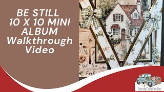 Be Still Mini Album Walkthrough | Country Craft Creations DT Project