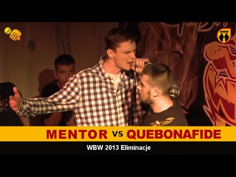 Quebonafide 🆚 Mentor 🎤 WBW 2013 el.3 (freestyle rap battle) Finał