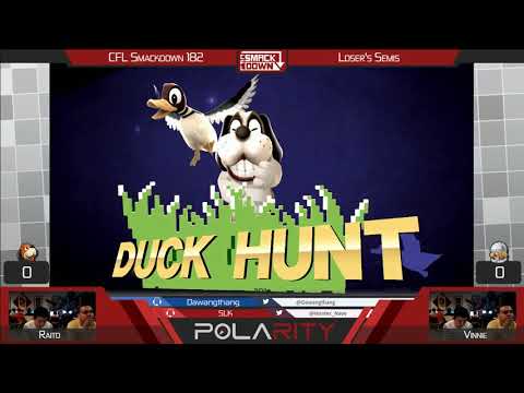 CFL Smackdown 182 WiiU - Raito (Duck Hunt) vs Vinnie (Sheik) - Losers Semis