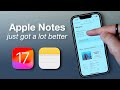Apple Notes Just Got a Lot Better! (iOS 17)