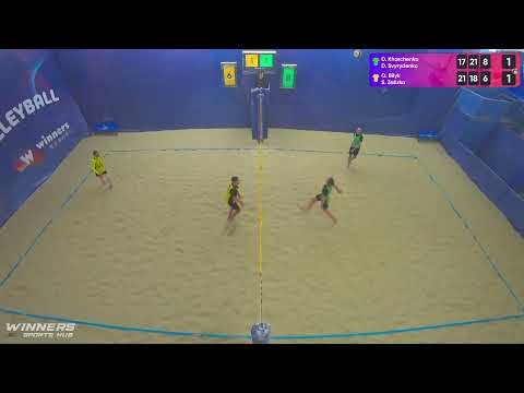 07:35 D. Kharchenko / D. Svyrydenko - O. Bilyk / S. Zalizko 15.04.2023 | Winners Beach Volleyball