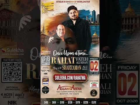 Rahat Fateh Ali Khan LIVE in Boston 2026 | One Magical Night