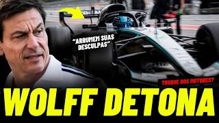 WOLFF REAGE E DETONA RIVAIS APÓS SUSPEITAS NO MOTOR DA MERCEDES | FORMULA 1 2026