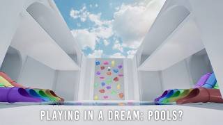 心癒される空とプールルームが続くリミナルスペースゲーム【Playing in a Dream: Pools?】【LIMSCAPE】