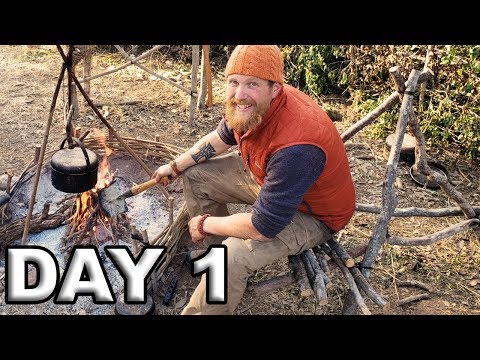 Into The Wild Day 1 Of 30 Day Survival Challenge Texas