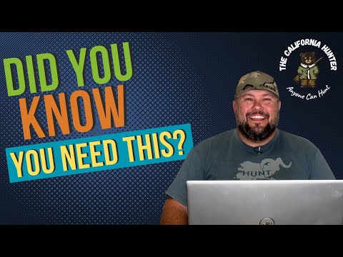 1st Thing You Need Before Your 1st HUNT!