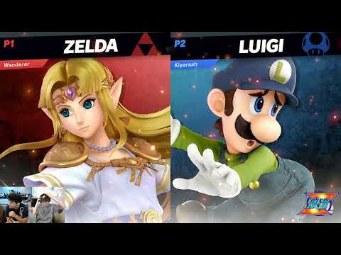 MSM.ZERO 10 Pool B1 - $$$ (Zelda) Vs. Kiyarash (Luigi) - SSBU Tournament