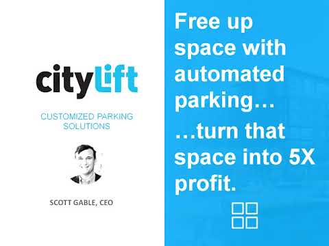 Automated parking: How to 5X profits with CityLift's Puzzle Lift Smart Parking Solutions.