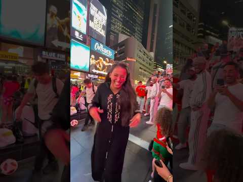 مغربية تبهر الجميع وسط أمريكا صدمة⚽️😳