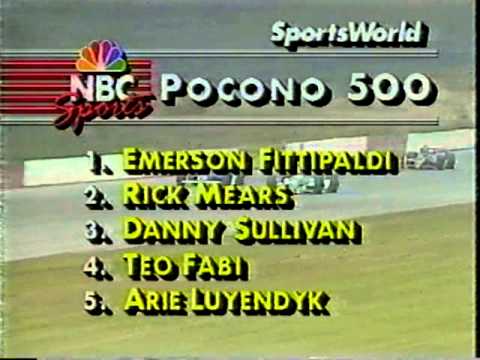 CART 1989 - POCONO 500 - ROUND 11