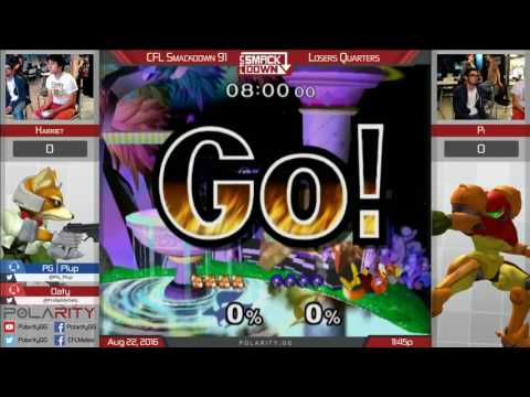 CFL Smackdown 91 Melee - Harriet (Fox) vs Pi (Samus) - Losers Quarters