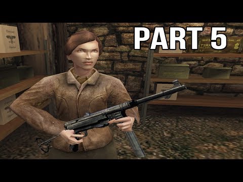 Medal of Honor Allied Assault Gameplay Walkthrough Part 5 - Diverting the Enemy