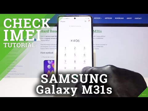 How to Find IMEI Number and Serial Number on SAMSUNG Galaxy M31s – IMEI & Serial Number