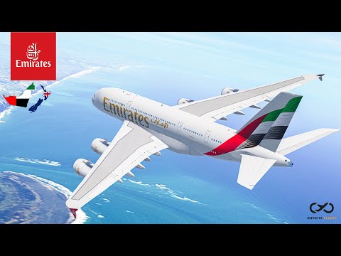 Infinite Flight 24.2 [A380 UPDATE] Dubai (DXB) To Auckland (AKL) | Emirates A380-800
