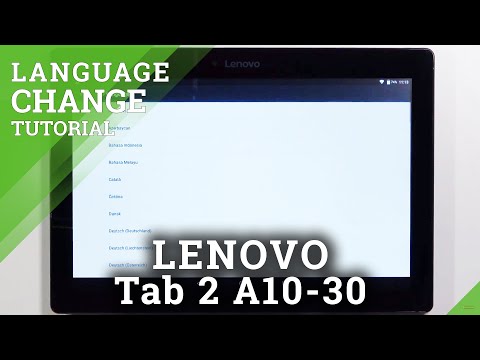How to Change Language on LENOVO Tab 2 A10-30 – Set Up Device Language