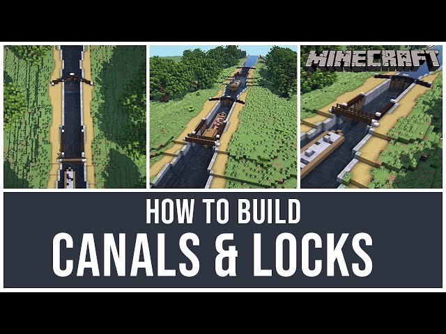 Minecraft Canal and Flight of Locks Minecraft Map