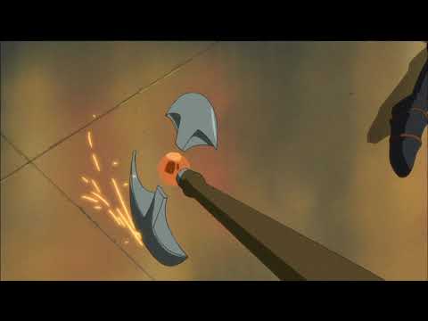 .hack//Roots trailer frame of Haseo sprinting through Mac Anu as strings drive the rhythm