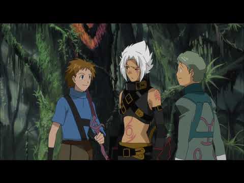 .hack//Roots Bandai DVD trailer still with Haseo and PKers in The World R:2