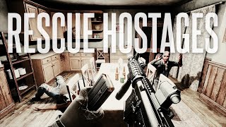 Solo SWAT Rescues Hostages at Forest House - Ready Or Not Immersive Gameplay