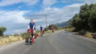 preview picture of video 'Bicycle Tour Crete 2013 (NordRadler Tour L)'