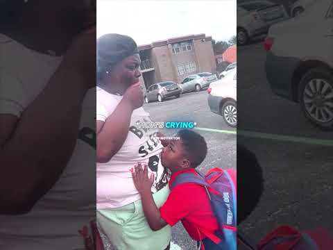 She Was Crying at the Bus Stop… Then This Kid Walked Up 🥹