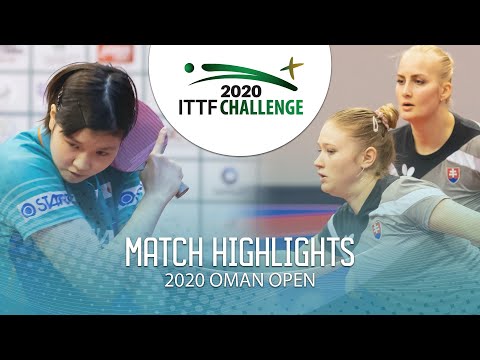 Honoka Hashimoto/Hitomi Sato vs Barbora Balazova/Tatiana K. | 2020 ITTF Oman Open Highlights (1/2)