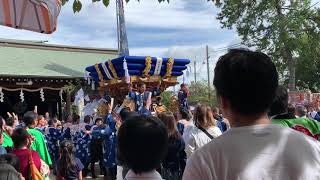 令和元年明石御厨神社秋祭り2019(福里宮入)