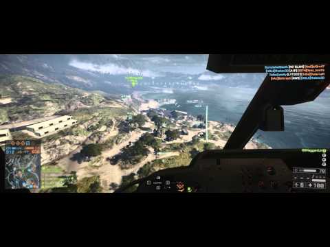 Battlefield 4 - The Littlebird 7.62 Miniguns are still great on Boats and Jeeps and Choppers and Mis