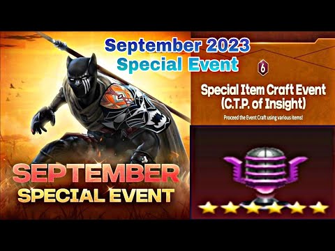 Craft Event For Ctp Insight | September 2023 Special Event - Marvel Future Fight