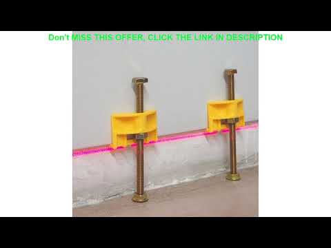 Best 10Pcs Manual tile Locator Wall Tiles regulator Height Adjustment Positioner Leveler Ceramic Fi