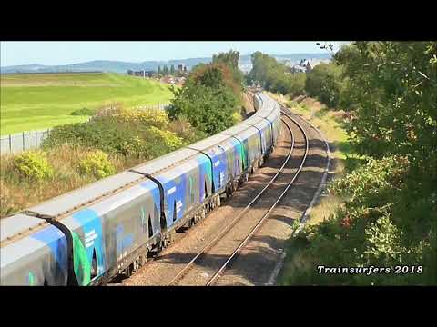 GBRf Class 66 No. 66761 on 6E09 Liverpool Biomass Tml - Drax Aes @ Cow Lane on 31.8.18 - HD