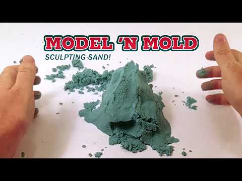 Slide 5 - Model 'n' Mold Sculpting Sand, Blue, 10 lb (video)