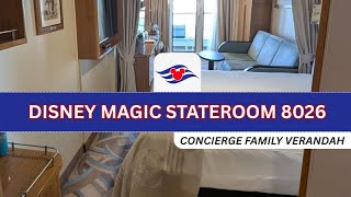 Stateroom 8026: Concierge Family Verandah Deck 8