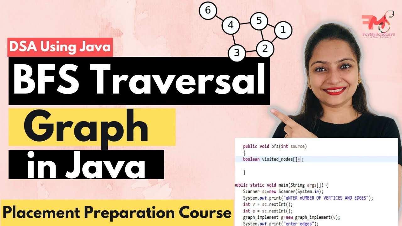 Graph Traversal- BFS (Breadth First Search) [Concept + Java Code ] | Examples | DSA using Java #41
