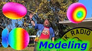 4 basic Antenna Patterns – Donut Dipole, Omni Vertical, Directional Yagi & EFHW