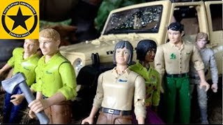 BRUDER TOYS Safari JEEPS The CROCODILE HUNT (Part 2; The HUNT)