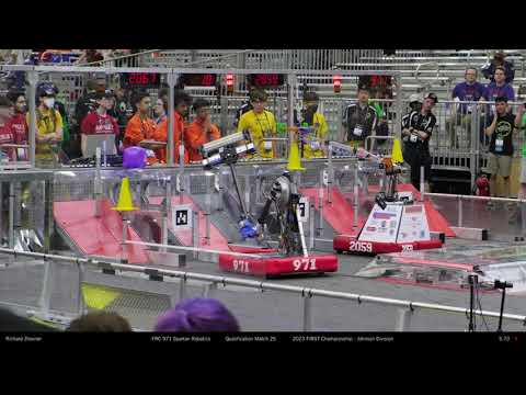 2023 JOHNSON Q25 / FRC 971 SPARTAN ROBOTICS / CLEAN ROBOT VIDEO