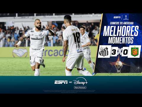 Gols e lances de Santos x Deportivo Cuenca