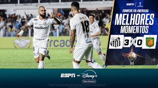 SANTOS VENCE O DEPORTIVO CUENCA E VAI AOS PLAYOFFS DA SUL-AMERICANA | MELHORES MOMENTOS