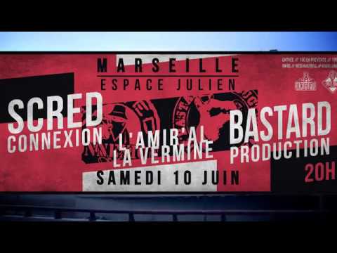 Scred Connexion x Bastard Prod x La Vermine x L'Amir'Al - 10/06 à L'Espace Julien Marseille