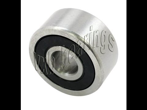 LR6002NPPU Track Roller 2 Rows Bearing Sealed 15x35x9 Track Bearings