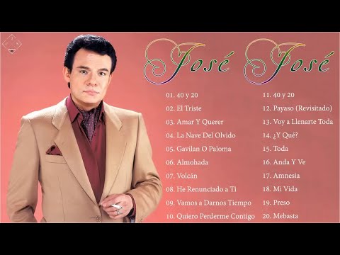 JOSE JOSE 80s 90s Grandes Exitos Baladas Romanticas Exitos