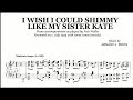 Fats Waller - Sister Kate (1923) - Piano Transcription