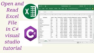 How to Open and Read Excel Files in C# (*.xls/*.xlsx) | Read Excel Files c# | Reading excel file c#