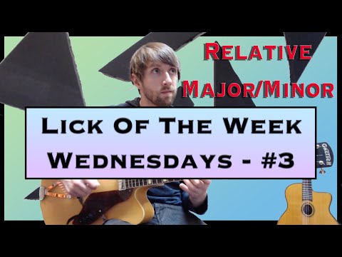 Lick of the Week Wednesdays #3 // Recycling ii V i licks using Relative Major/Minor (Autumn Leaves)