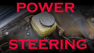 How to FLUSH Power Steering Fluid