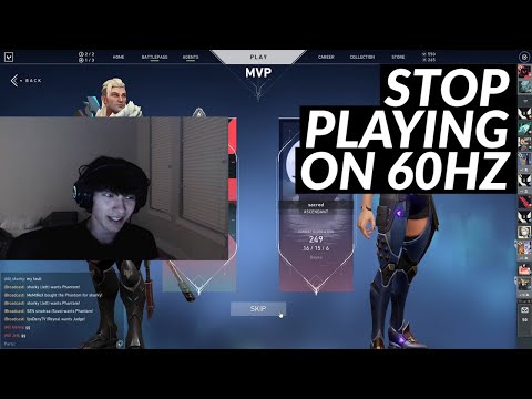 Sinatraa on Why You Should Stop Playing Valorant on 60Hz Monitors