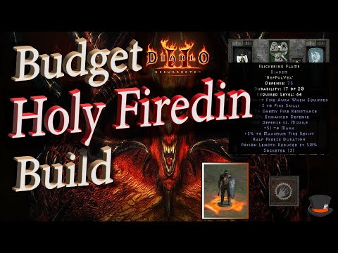 Holy Fire Auradin Without Dragon or Hand of Justice? Diablo 2 Resurrected