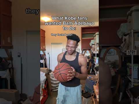 What Kobe fans wanted Bam Adebayo to do #relatable #bamadebayo #kobebryant #nba